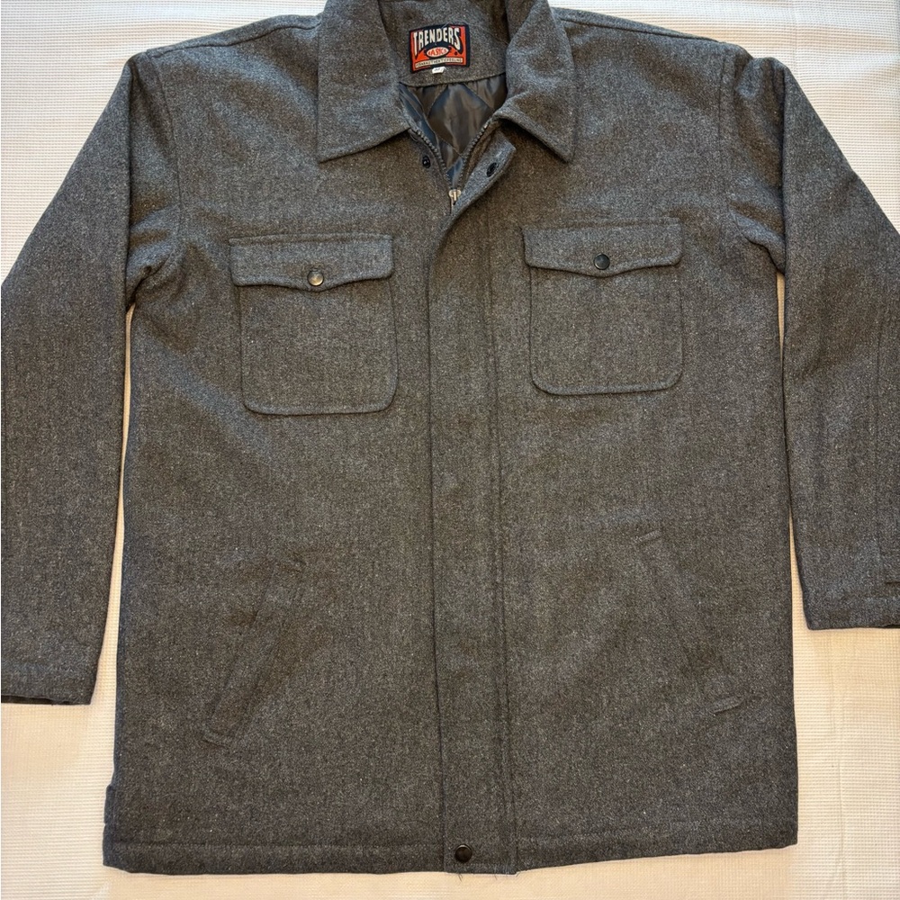 Men's Charcoal Shirt Jacket